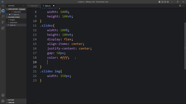 How To Make Full Screen Scrolling Website Using HTML And CSS смотреть онлайн