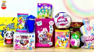 СЮРПРИЗ MIX!  Na Na Na Surprise, MINI BRANDS 3, Disney MICKEY and Friends, Kinder Surprise unboxing