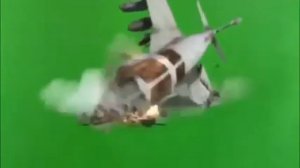 Футаж падающий самалёт