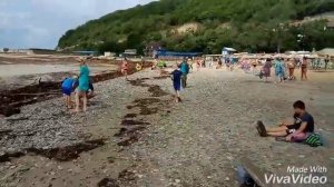 Море после дождя в Джубге.