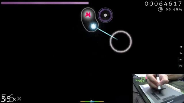 [osu] my new tablet pen + lowfps cam + relax server смотреть онлайн