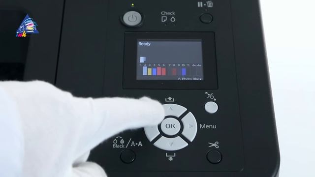 Плоттер Epson Stylus Pro 4900. Обзор панели управления. смотреть онлайн