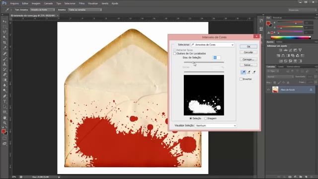 3/4 - Photoshop: Ferramenta de seleção Intervalo de Cores смотреть онлайн
