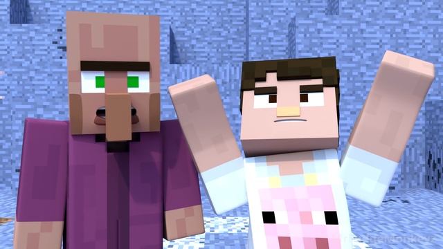 Annoying Villagers 12 - Original Minecraft Animation by MrFudgeMonkeyz смотреть онлайн
