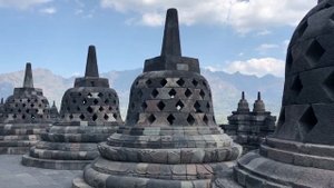Borobudur Temple (UNESCO), Yogyakarta Java Indonesia July 2018