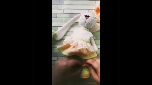 Вязаная зайка тильда. Одежда для зайки тильда.