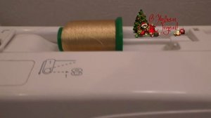 Машинная вышивка - легко! Janome - процесс работы машинки