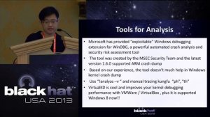 Black Hat USA 2013 - Smashing The Font Scaler Engine in Windows Kernel