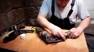 Замена сетевого провода на электродрели P. i. T.