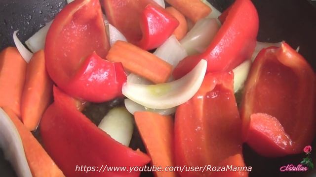 Рыба с овощами.  Рыба с овощами тушеная.  Постный рецепт