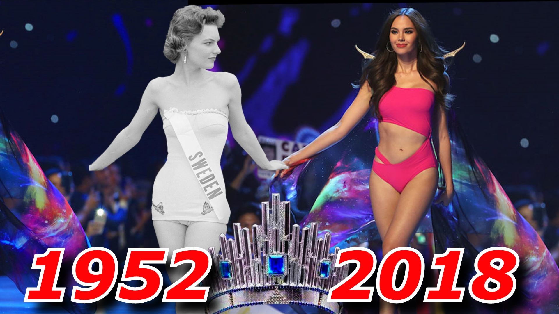 Конкурс красоты Мисс Вселенная все победительницы 1952-2018.mp4