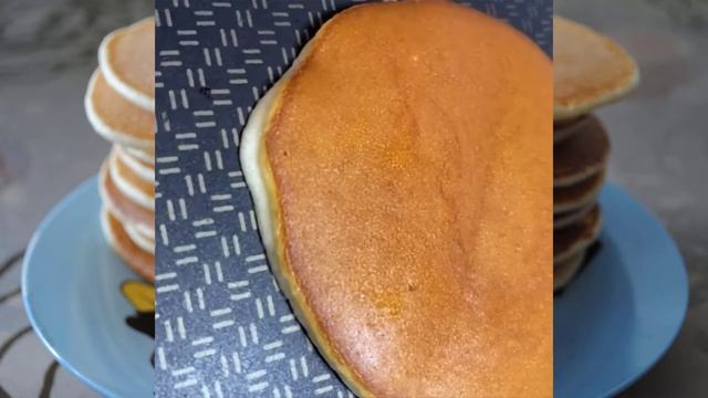 Японские панкейки! Рецепт панкеек на молоке с мёдом за 10 минут!