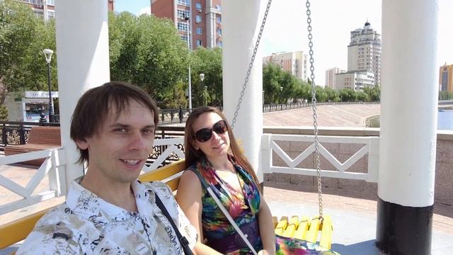 Астана / Нурсултан / Идем в посольство забирать визы. смотреть онлайн