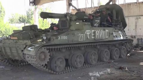 Самоходные минометы "Тюльпан" достались бойцам ЛНР от сбежавших солдат ВСУ