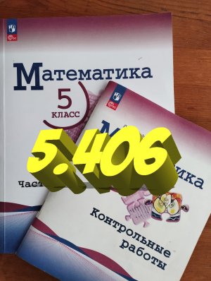 математика 5 класс номер 5.406