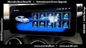 EVO FIT: Mercedes Benz CLA Class (C117) Touchscreen Upgrade USB BT Reverse Cam Apple Carplay Androi