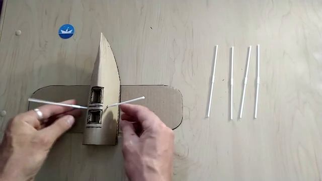 Биплан из картона/Biplane made of cardboard/DIY смотреть онлайн