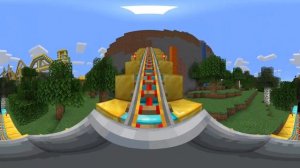 Minecraft 360° VR - Американские горки #5 - (4K) 60FPS