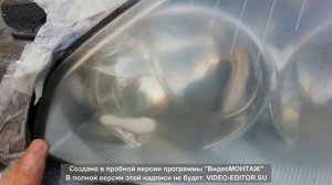 Замутнение фары ПРИОРА, попытка убрать!!!