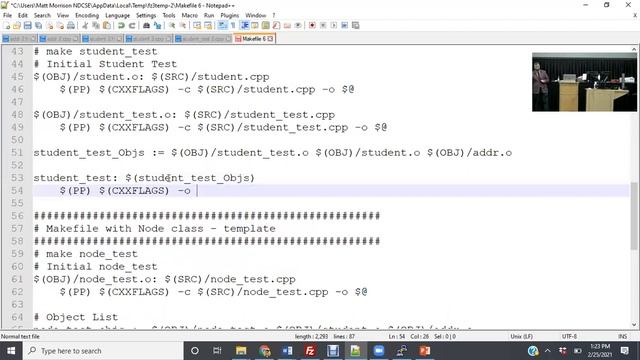 CSE 20312 - Lecture 07 - Combining Concepts - Towards a Doubly Linked List смотреть онлайн