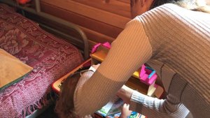 Два хвостика из резинок