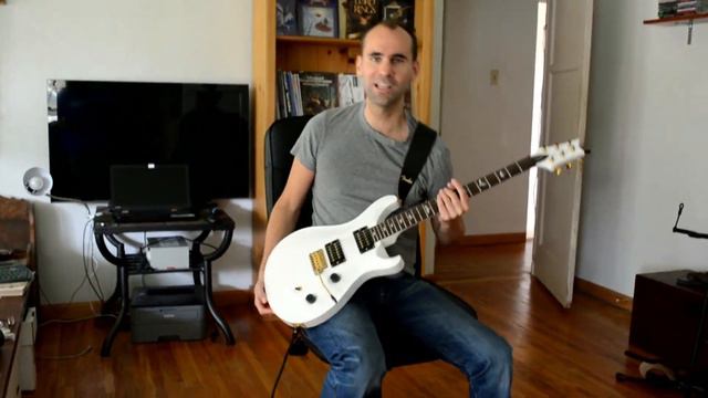 Paul Reed Smith Dave Navarro Signature guitar demo