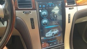 Огромный монитор для Cadillac Escalade в стиле Тесла, экран 13,6"