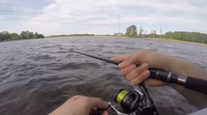 щука на твичинг. вобблер Zipbaits Orbit 110