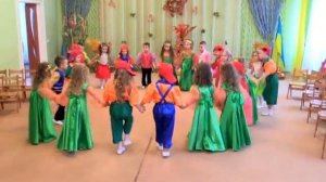 Вход на осенний праздник(средняя группа) д/с 306 Одесса