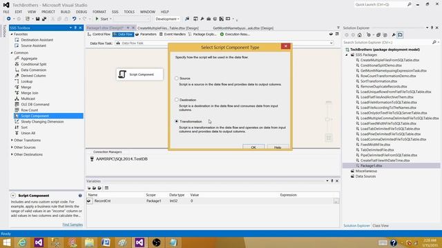 SSIS Interview Questions | Which transformation can be used as Source, Destination or Transformatio