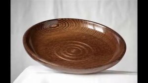 Тарелки из дерева на токарном станке