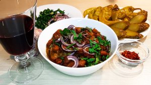 Лобио - классический рецепт - традиционное грузинское блюдо.