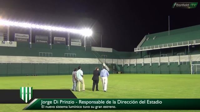 El nuevo sistema lumínico funciona a pleno en el Estadio смотреть онлайн