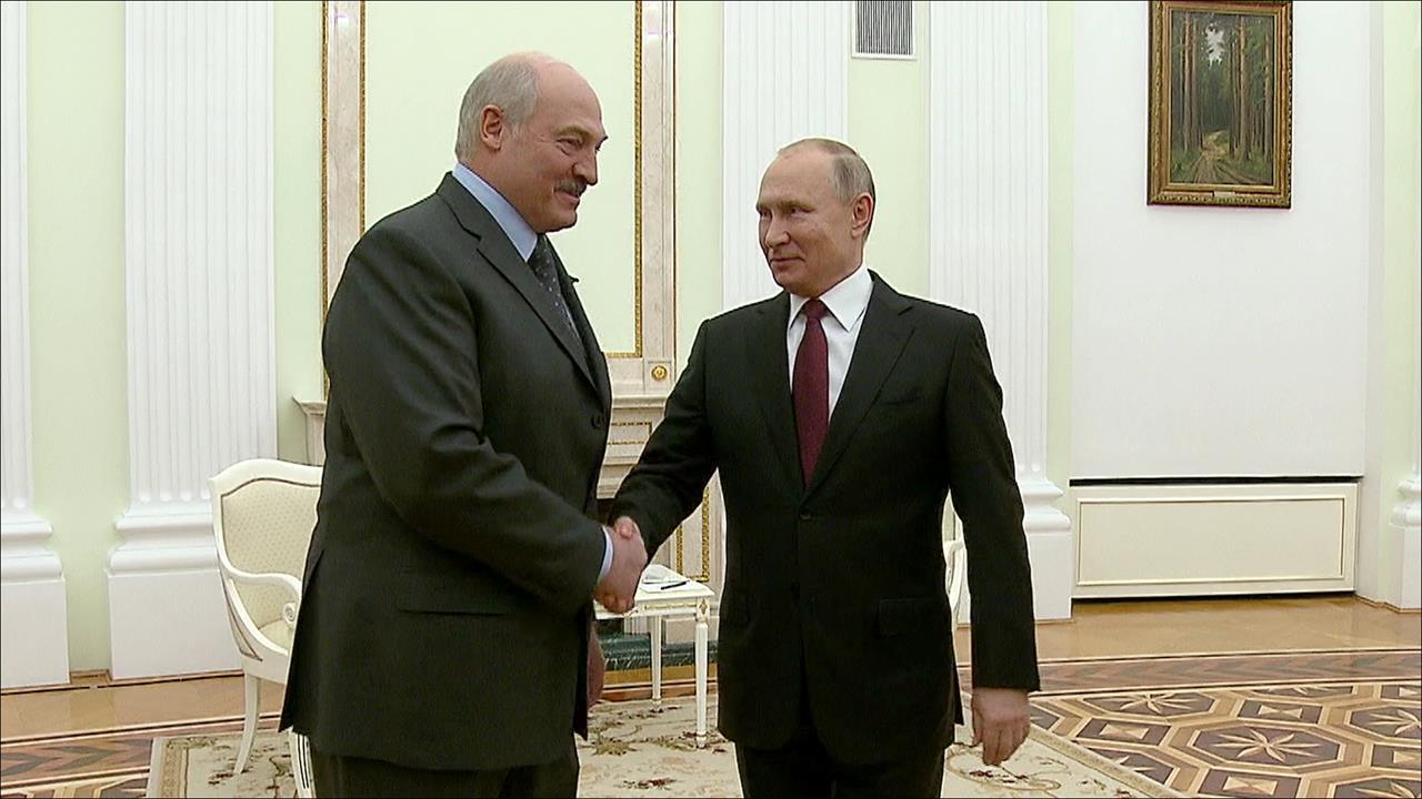 Владимир Путин принял в Кремле Александра Лукашенко