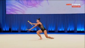 Лала Крамаренко булавы Sky Grace #rg_gym #художественнаягимнастика #лалакрамаренко