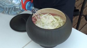 Капитанский борщ, томленый в тандыре