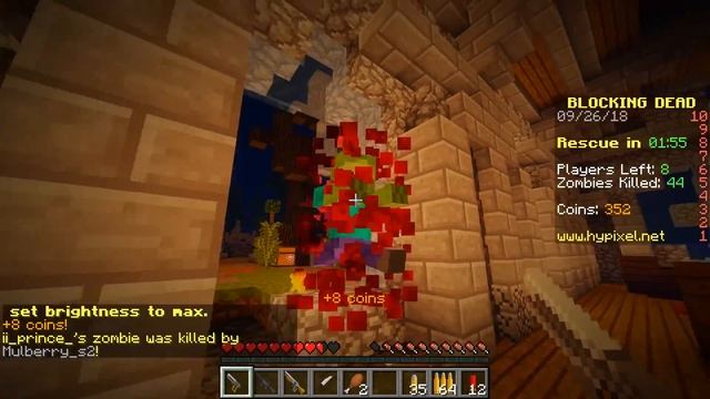 АТАКА ЗОМБИ! НОВАЯ МИНИ ИГРА ПРОТИВ ЗОМБИ! МАЙНКРАФТ смотреть онлайн