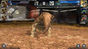 Динотерии Слон Гигант - Дейнотерий Deinotherium 40 прокачка Jurassic World The Game
