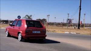 VOLKSWAGEN STANCE ? CHERRIE RED CITI GOLF IN SESHEGO ?