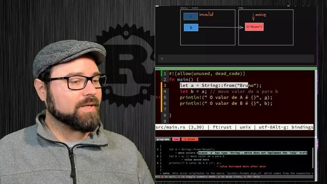 Ownership & Borrowing | Aprenda Rust | 08 смотреть онлайн