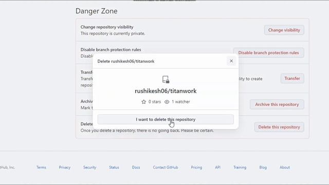 Delete GitHub Repository | GitHub Repository смотреть онлайн