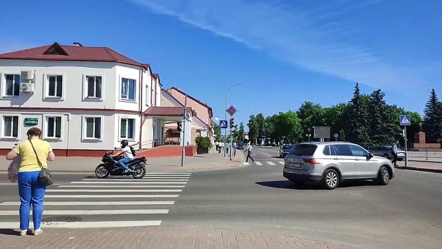 Утром на улицах города #Щучин месяц #июнь. 2022г.