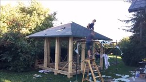 Беседка из бруса
