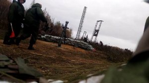 Стрельба из миномета 2Б11