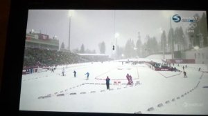 Alpina Sherpa Dual-track Snowmobile with YTS Ginzugroomer 270 Tracksetter in Sochi 2014.