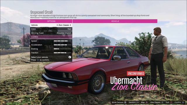 Vehicle Stats: Grand Theft Auto V-Ubermacht Zion Classic смотреть онлайн
