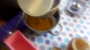 Мыло на молоке с медом//рецепт