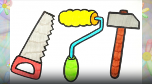 Как нарисовать Инструменты детям