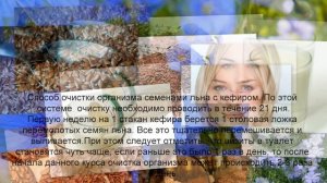 Очищение организма с помощью семени льна и кефира
