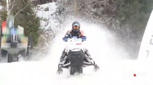 Гонки на снегоходах